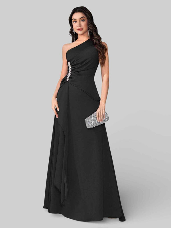 Vestido de Festa Alça Única Pedrarias