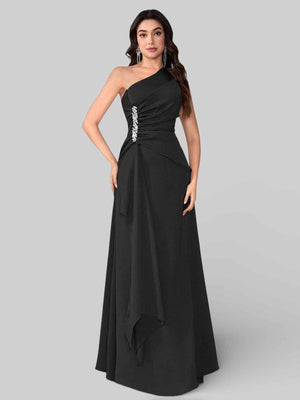 Vestido de Festa Alça Única Pedrarias