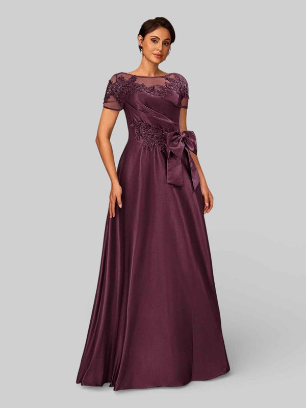 Vestido de Festa Longo Bordado Mãe da Noiva