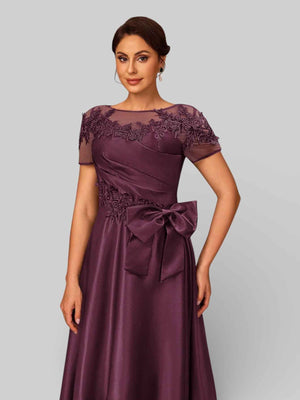 Vestido de Festa Longo Bordado Mãe da Noiva