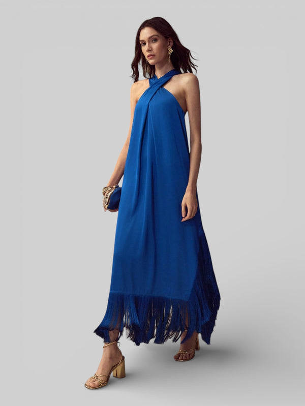 Vestido de Festa com Franjas Aurea - Aurea Dress
