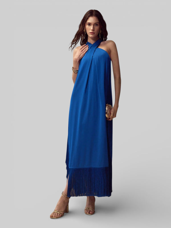 Vestido de Festa com Franjas Aurea - Aurea Dress