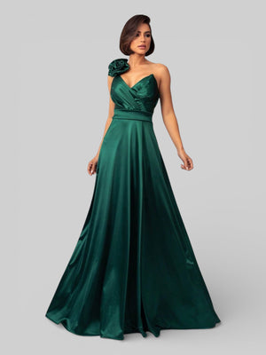 Vestido de Festa Nula Manga com Flor Aurea Dress - Aurea Dress