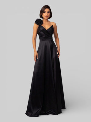 Vestido de Festa Nula Manga com Flor Aurea Dress - Aurea Dress