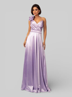 Vestido de Festa Nula Manga com Flor Aurea Dress - Aurea Dress