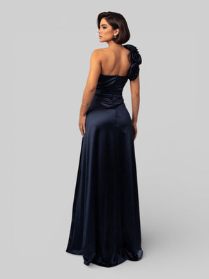 Vestido de Festa Nula Manga com Flor Aurea Dress - Aurea Dress