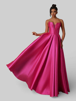 Vestido de Festa Prada Acetinado Milão
