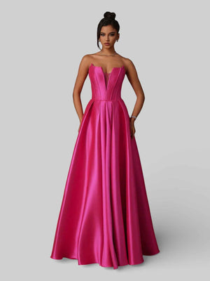 Vestido de Festa Prada Acetinado Milão