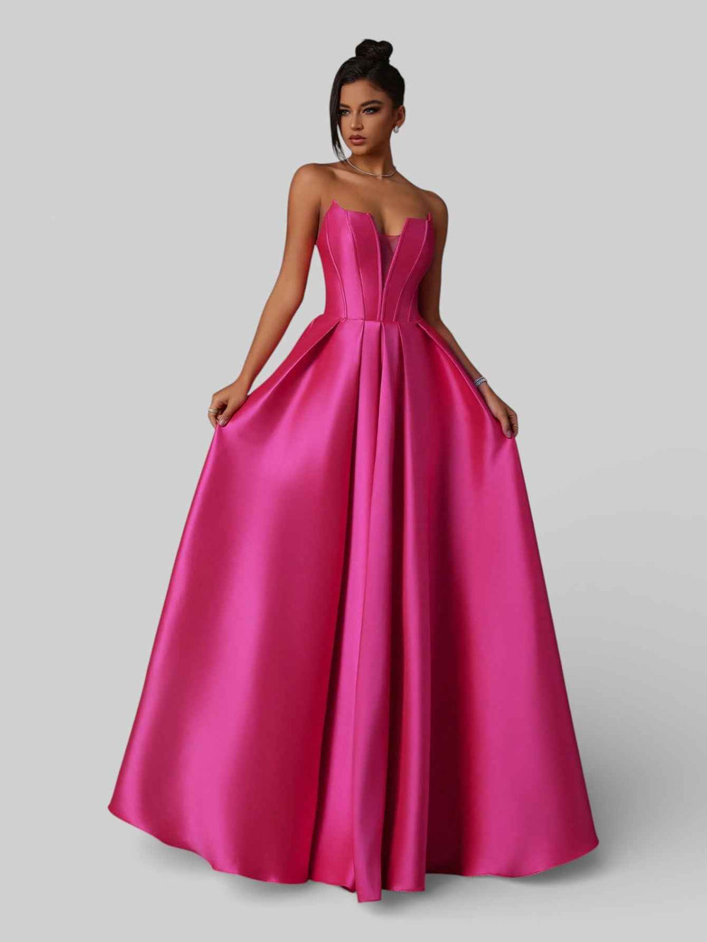 Vestido de Festa Prada Acetinado Milão