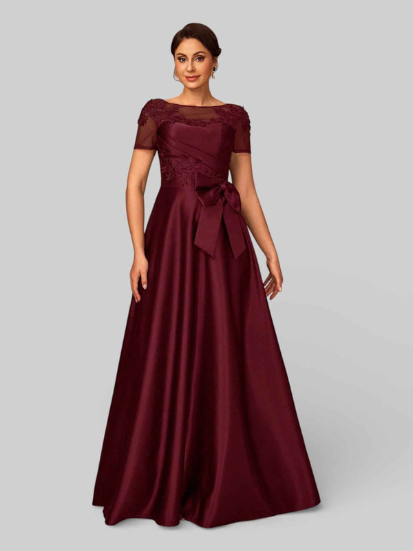 Vestido de Festa Longo Bordado Mãe da Noiva