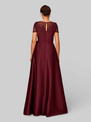 Vestido de Festa Longo Bordado Mãe da Noiva