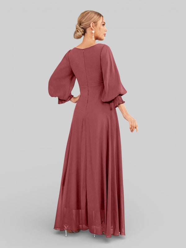 Vestido de Festa Manga Longa Marine Dress - Aurea Dress