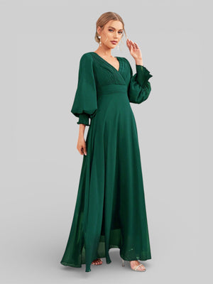 Vestido de Festa Manga Longa Marine Dress - Aurea Dress