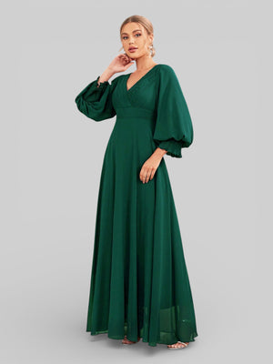 Vestido de Festa Manga Longa Marine Dress - Aurea Dress