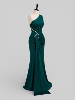 Vestido de Festa Nula Manga Plissado Pedrarias Leona - Aurea Dress