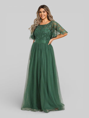 Vestido de Festa Longo Plus Size Village - Aurea Dress