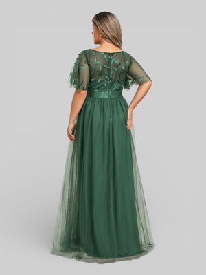 Vestido de Festa Longo Plus Size Village - Aurea Dress