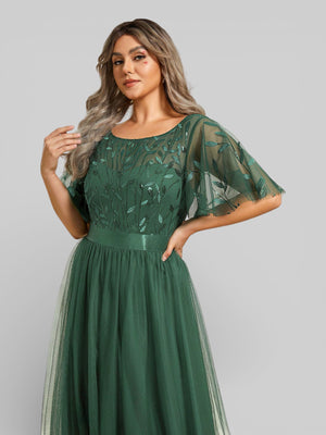 Vestido de Festa Longo Plus Size Village - Aurea Dress