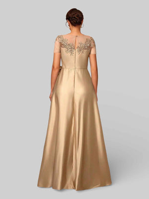 Vestido de Festa Longo Bordado Mãe da Noiva