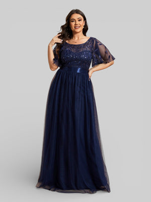 Vestido de Festa Longo Plus Size Village - Aurea Dress