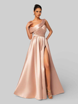 Vestido de Festa Zibeline Luxo Assimétrico