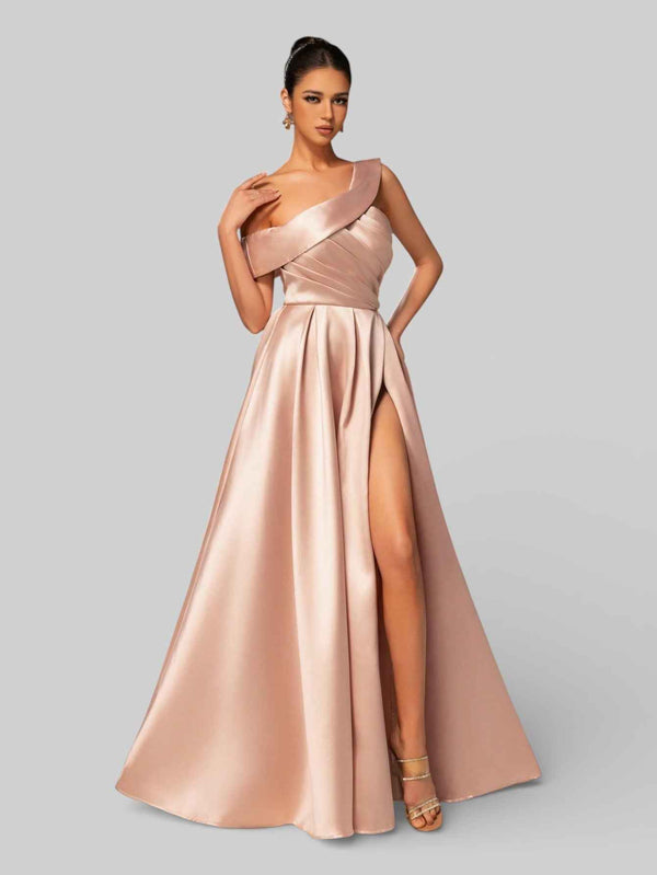 Vestido de Festa Zibeline Luxo Assimétrico