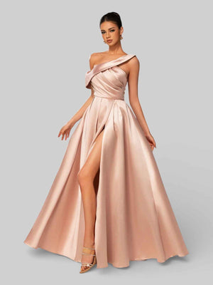 Vestido de Festa Zibeline Luxo Assimétrico