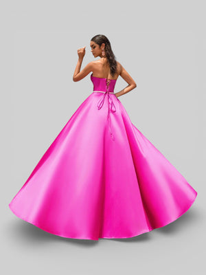 Vestido de Festa Tomara Que Caia Zibeline Strass - Aurea Dress