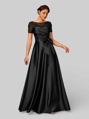 Vestido de Festa Longo Bordado Mãe da Noiva