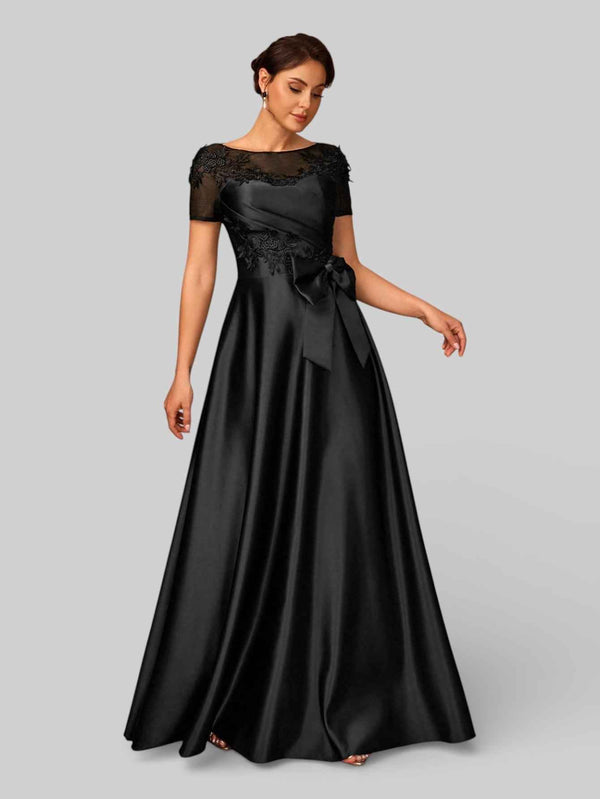 Vestido de Festa Longo Bordado Mãe da Noiva