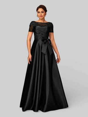 Vestido de Festa Longo Bordado Mãe da Noiva