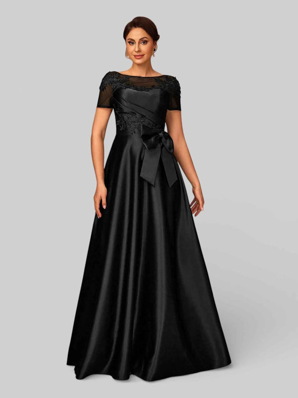 Vestido de Festa Longo Bordado Mãe da Noiva