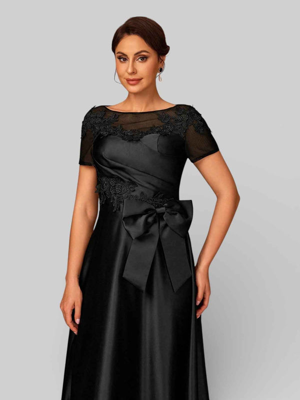 Vestido de Festa Longo Bordado Mãe da Noiva