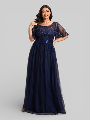 Vestido de Festa Longo Plus Size Village - Aurea Dress