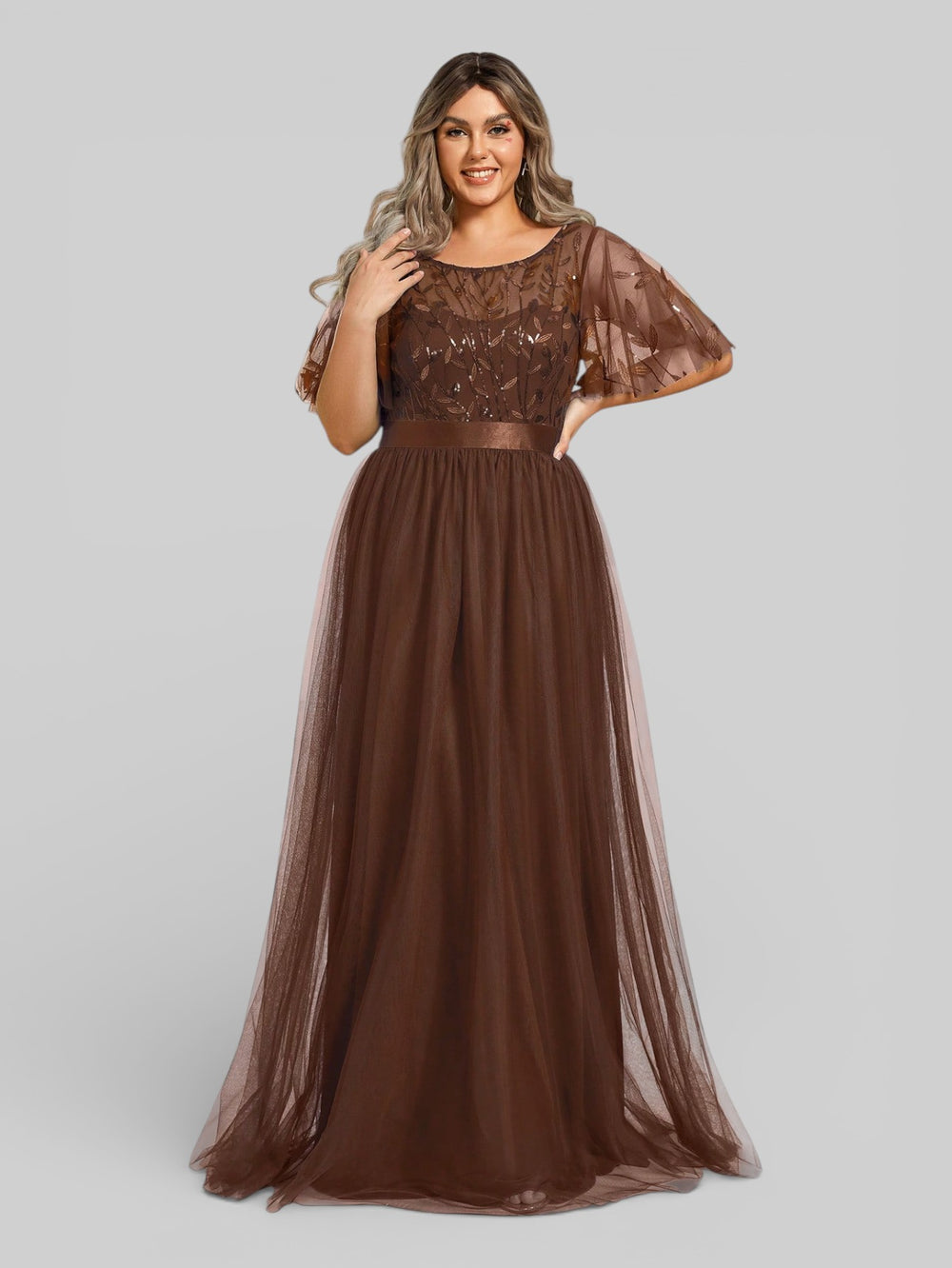 Vestido de Festa Longo Plus Size Village - Aurea Dress