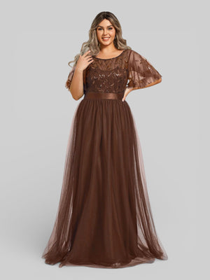 Vestido de Festa Longo Plus Size Village - Aurea Dress
