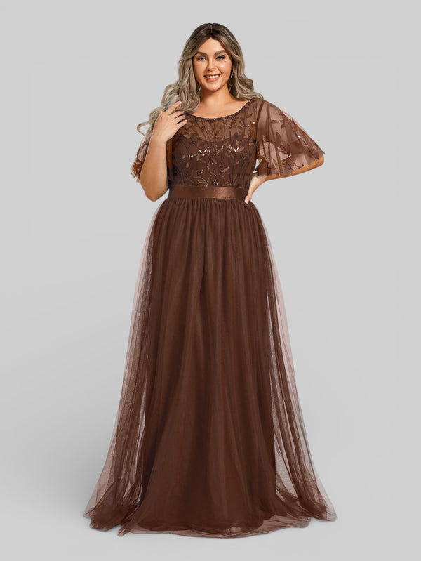 Vestido de Festa Longo Plus Size Village - Aurea Dress