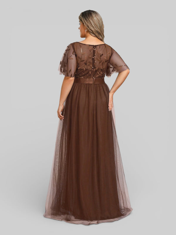 Vestido de Festa Longo Plus Size Village - Aurea Dress