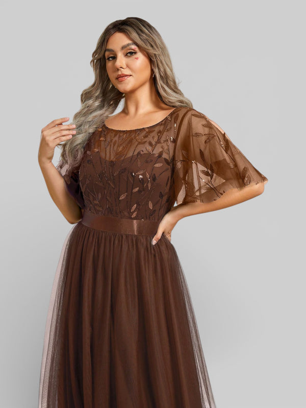 Vestido de Festa Longo Plus Size Village - Aurea Dress