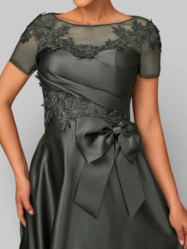 Vestido de Festa Longo Bordado Mãe da Noiva