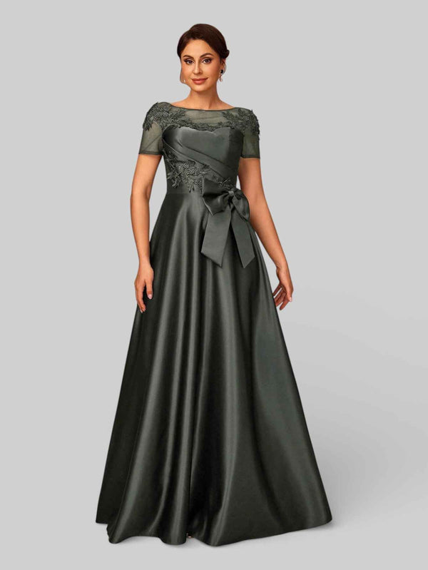 Vestido de Festa Longo Bordado Mãe da Noiva