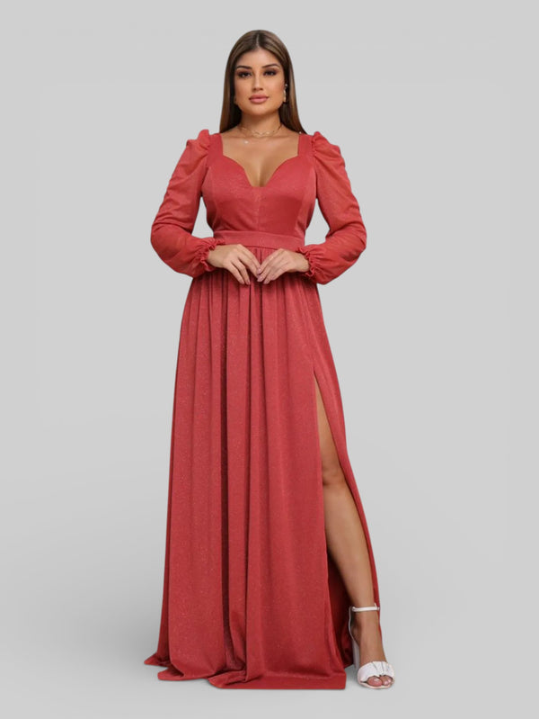 Vestido de Festa Manga Longa Aurea Dandara - Aurea Dress