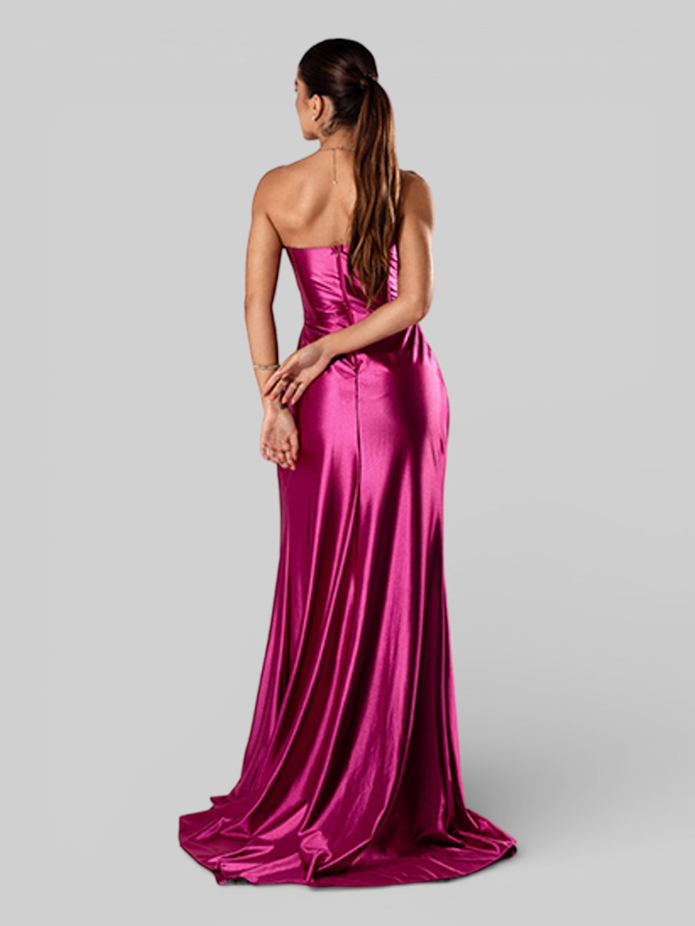 Vestido de Festa Super Luxo Corpete Acetinado - Aurea Dress