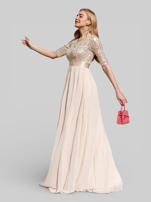 Vestido de Festa Plus Size Manga Longa Dallas - Aurea Dress