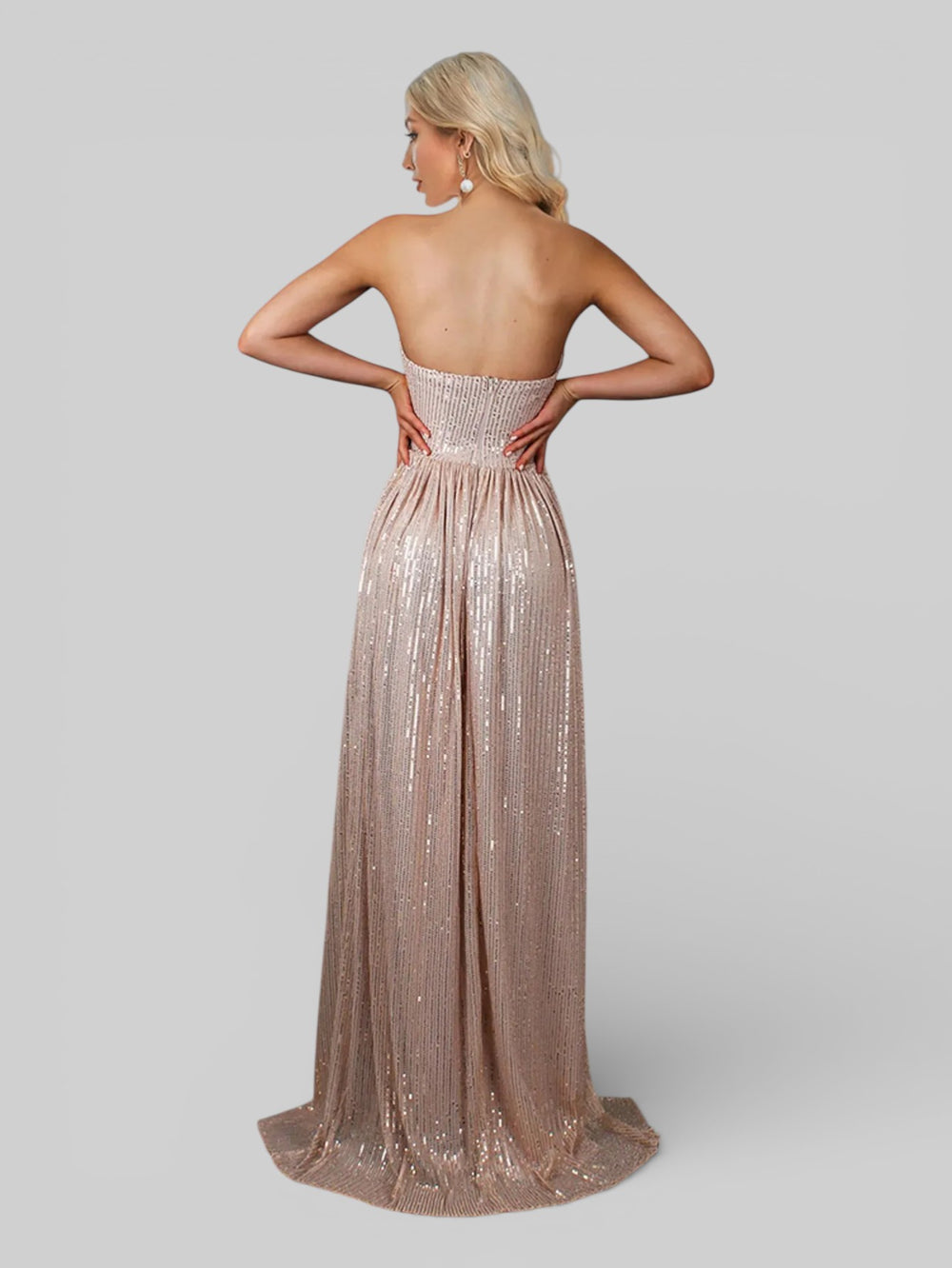 Vestido Longo Lantejoulas Boulevard - Aurea Dress