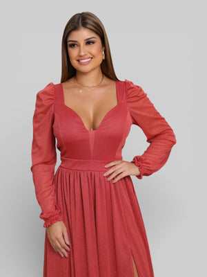 Vestido de Festa Manga Longa Aurea Dandara - Aurea Dress