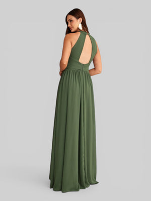 Vestido de Festa Longo Gola Halter Antonietta
