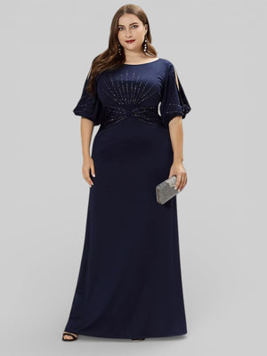 Vestido Longo Plus Size Bloom - Aurea Dress