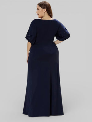 Vestido Longo Plus Size Bloom - Aurea Dress