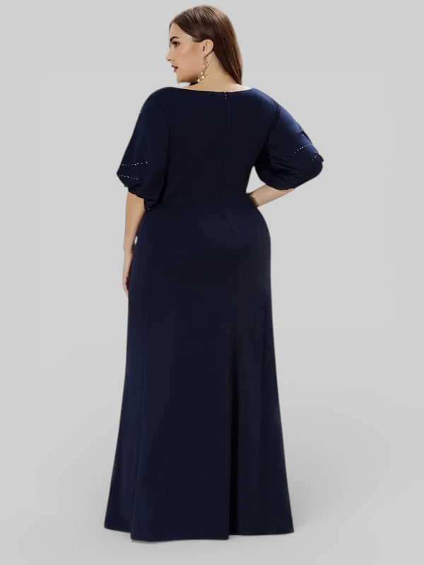 Vestido Longo Plus Size Bloom - Aurea Dress